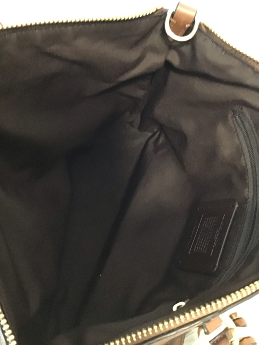 Coach Prairie Satchel Bag 79997 Tan Soft Pebbled Leather Purse No Long Strap - Picture 14 of 15